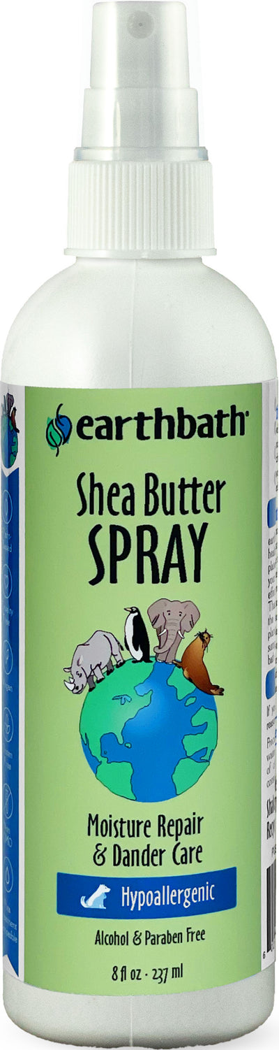 Earthbath Hypoallergenic Pet Spray, Shea Butter, 8 oz - Shampoos & Wipes