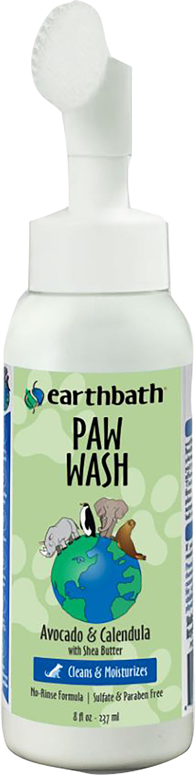 Earthbath Paw Wash, Avacado/Calendula, 8 oz - Shampoos & Wipes