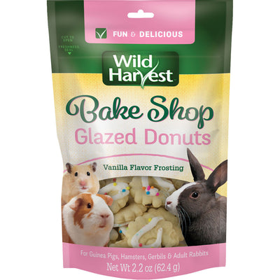 Wild Harvest Bake Shop Glazed Donuts, Vanilla, 2.2 oz - Edibles