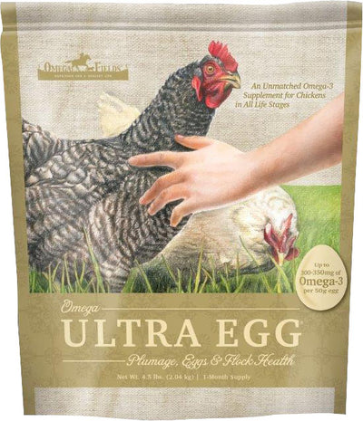 Omega Ultra Egg Chicken Supplement, 4.5 lb - Layer Feed