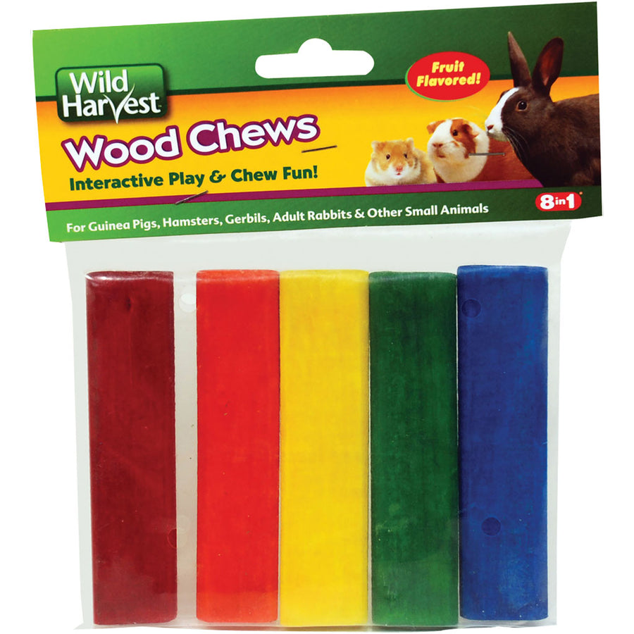 Wild Harvest Fruit Flavored Wood Chews, Fruit, 5pk - Edibles