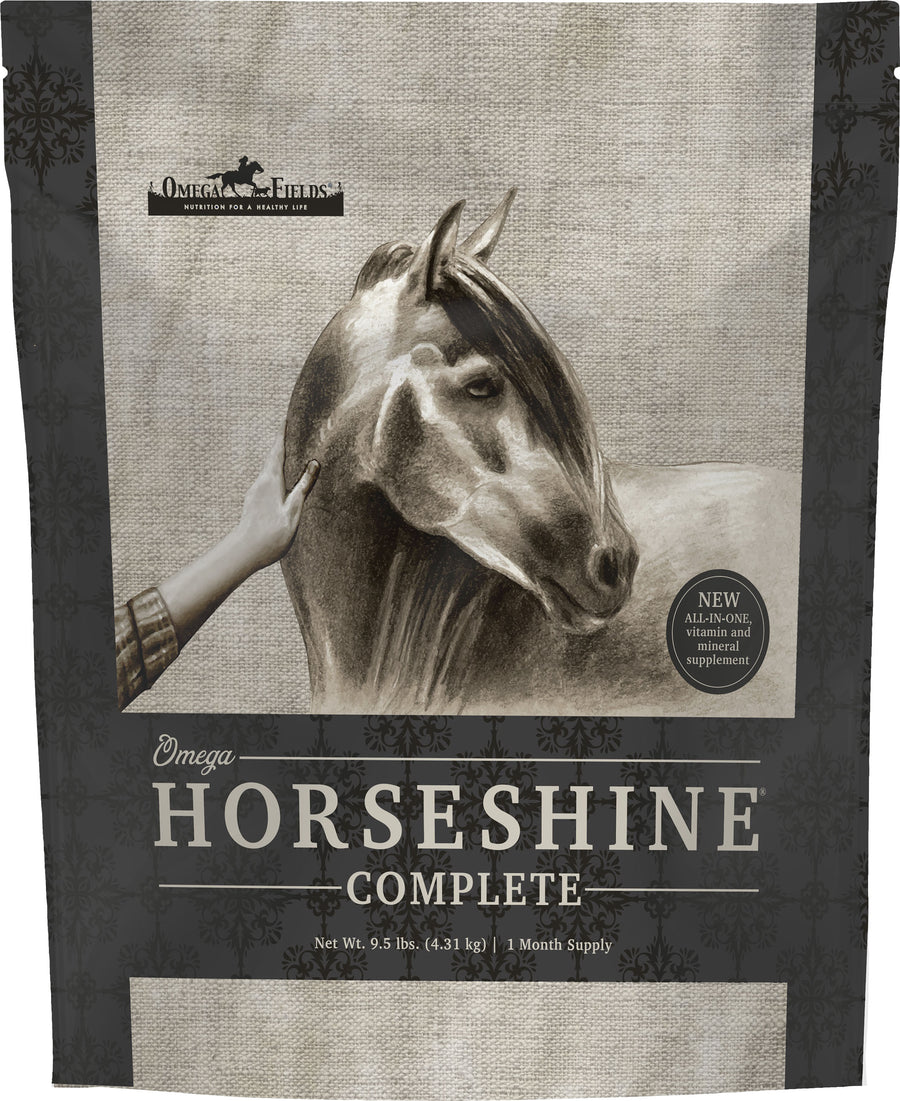 Omega Horseshine Complete Supplement for Horses, 9.5 lb - Multi-Purpose