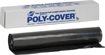 Warp's Poly-Cover Garden Mulch, Black, 3x1000 ft - Fabric