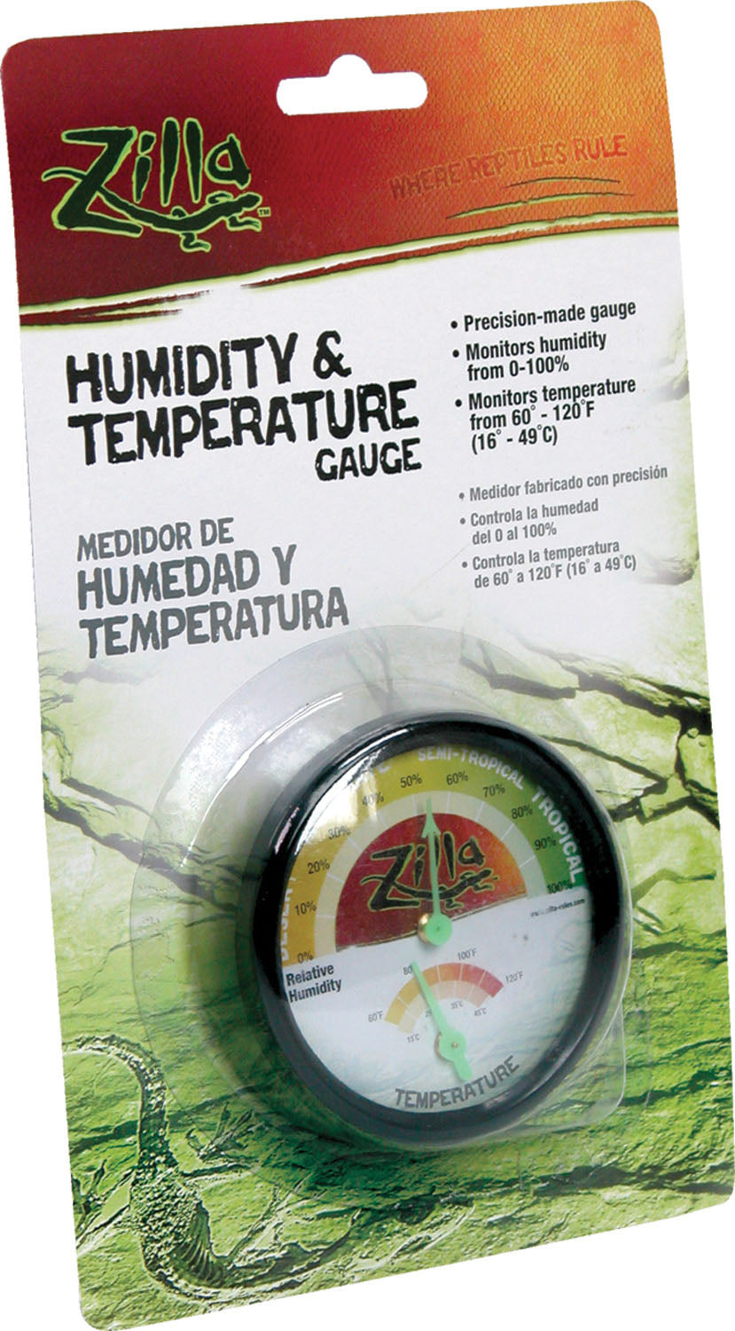 Zilla Humidity & Temperature Gauge - Gauges