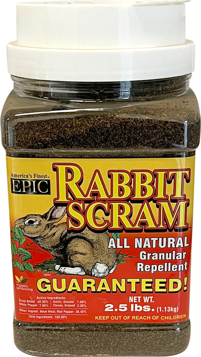 Rabbit Scram All Natural Granular Repellent, 2.5 lb - Repellents: Multi-Purpose