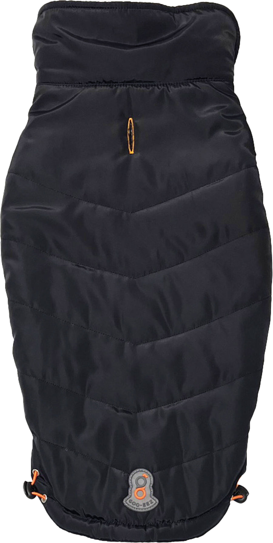 Goo-Eez Mock Neck Signature Dog Jacket, Black, XS - Clothing