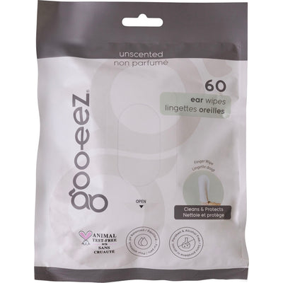 Goo-Eez Ear Finger Wipes, Unscented, 60 ct - Ear Care