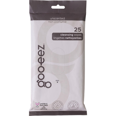 Goo-Eez Travel Size Cleaning Wipes, Unscented, 25 ct - Shampoos & Wipes