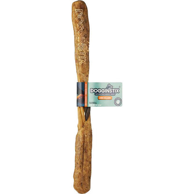 Dogginstix Lamb Collagen Barbell - Rawhide/ Body Parts