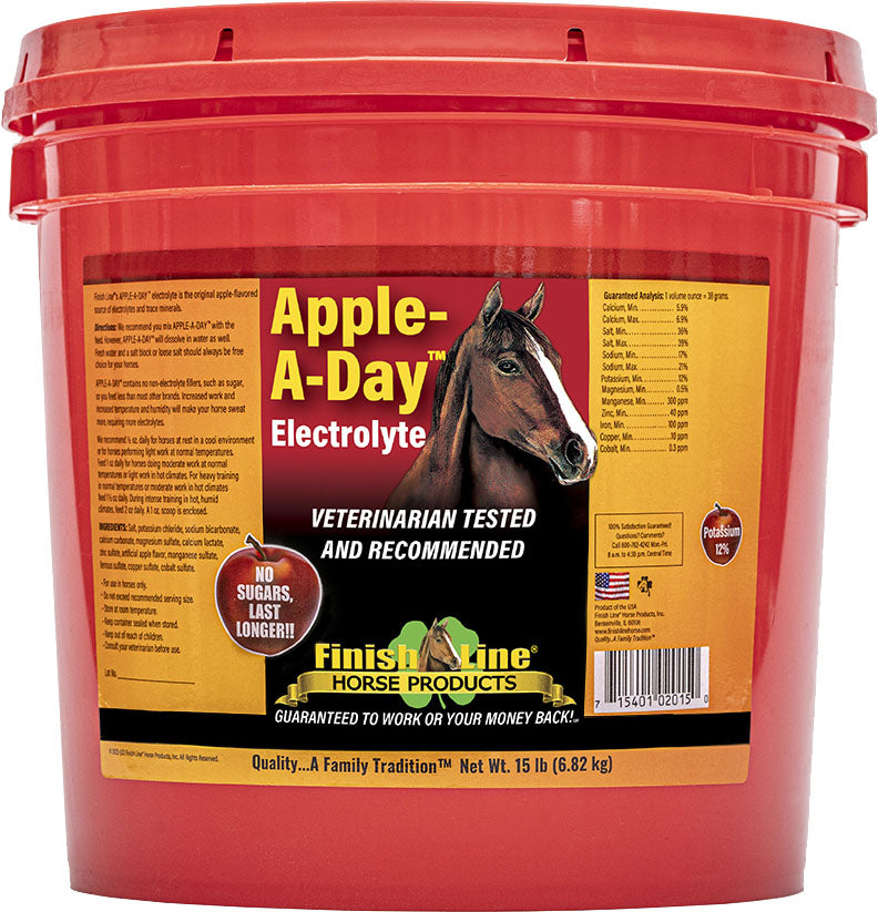 Finish Line Apple-A-Day Electrolyte, 15 lb - Electrolytes