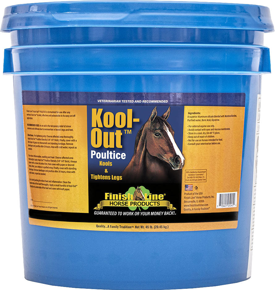 Finish Line Kool Out Clay Poultice, 45 lb