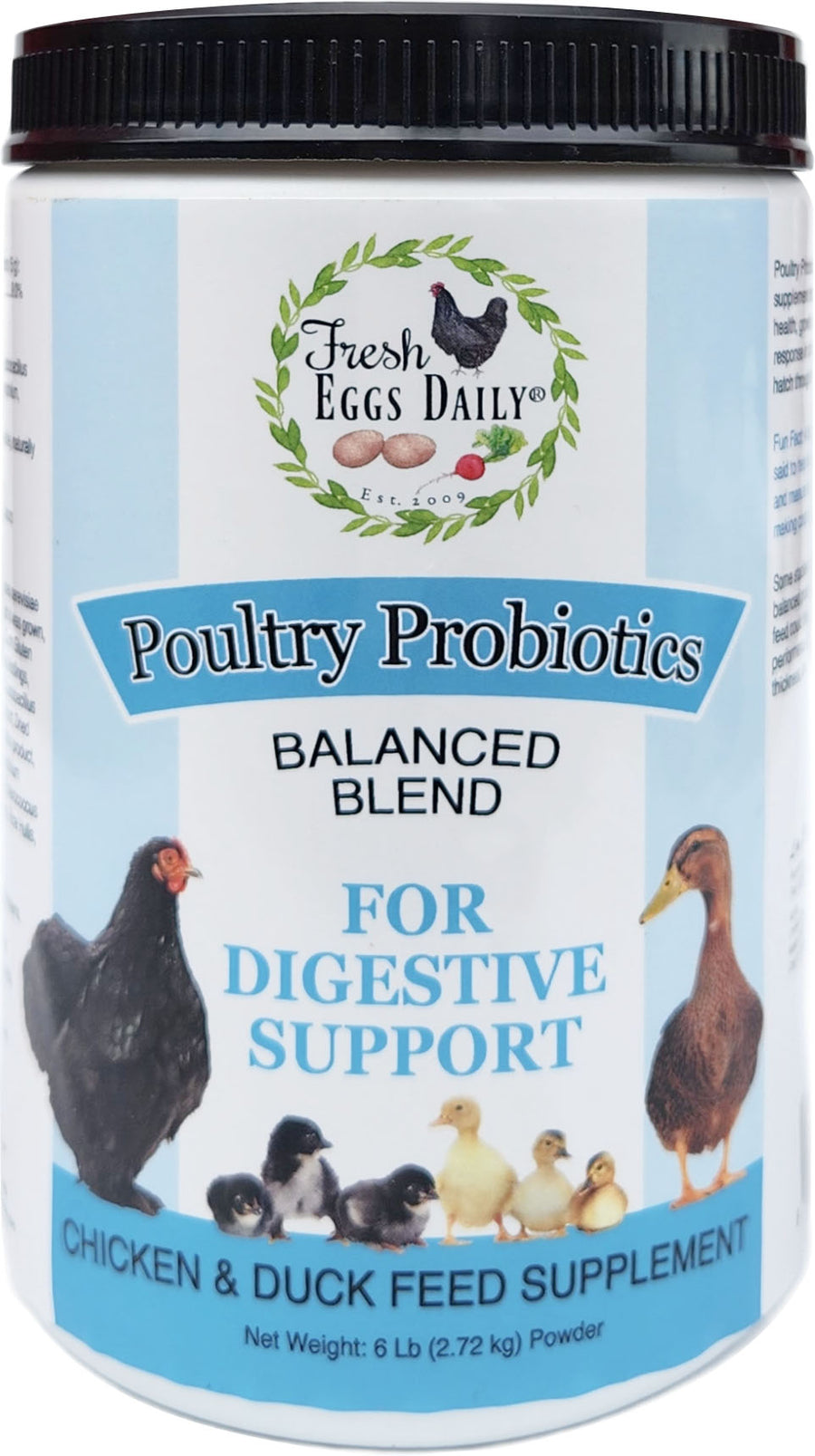 Fresh Eggs Daily Poultry Probiotics for Digestive Support, 16 oz - Supplements
