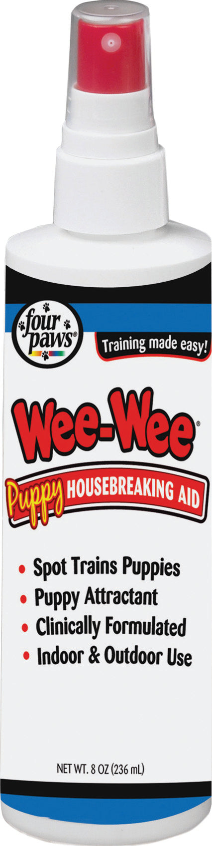 Four Paws Wee-Wee Puppy Housebreaking Aid Pump Spray, 8 oz - Training Aids