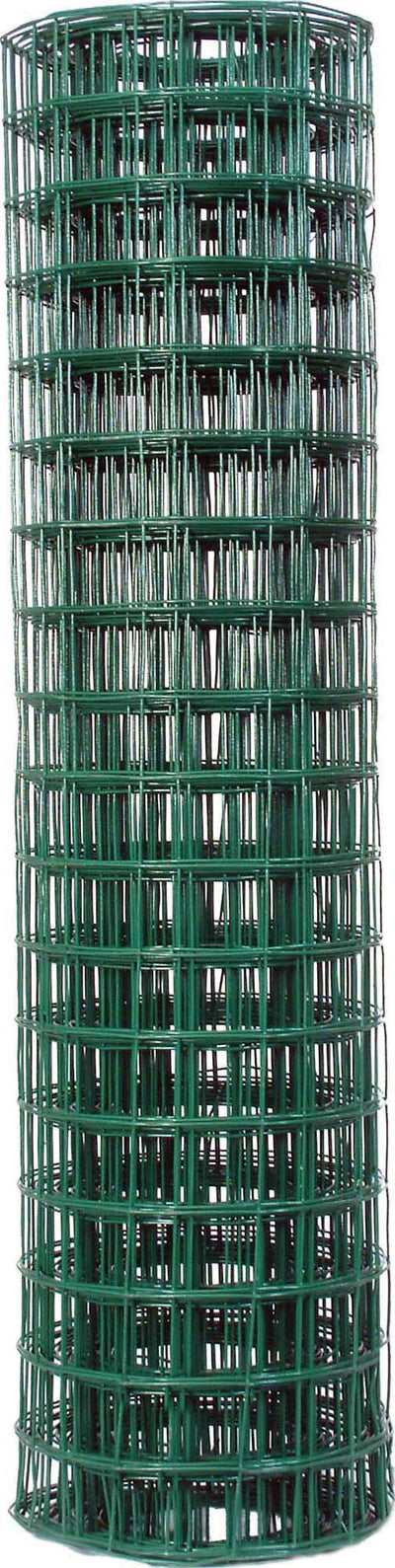 Garden Zone Welded Vinyl Fence 16 Gauge, Green, 3x2x36 in x 50 ft - Garden Fence