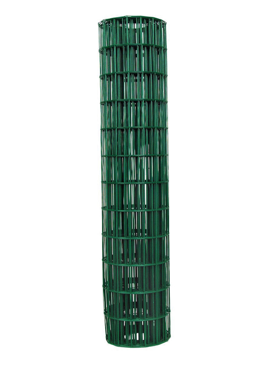 Garden Zone Heavy Duty Mesh PVC Fence 14 Gauge, Green, 2x4x48 in x 50 ft - Garden Fence