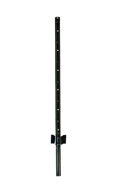 Garden Zone Light Duty Fence Post, Green, 4 ft - U Post Metal