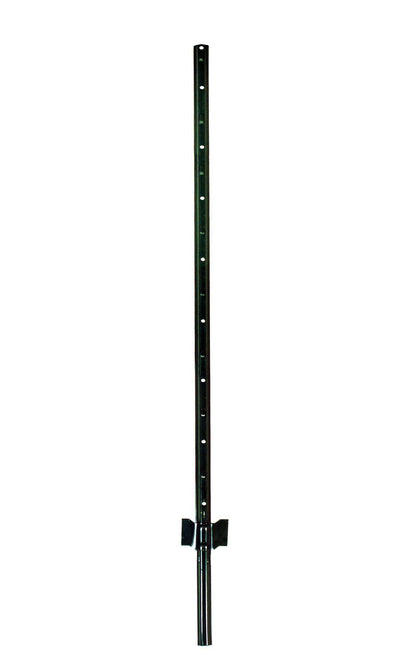 Garden Zone Light Duty Fence Post, Green, 5 ft - U Post Metal