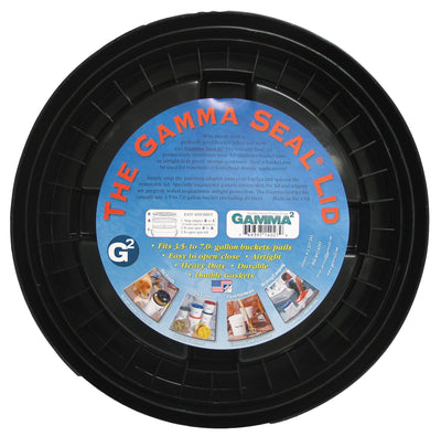 Vittles Vault Gamma Seal Lid, Black, 5 gal-12 in - Food Storage