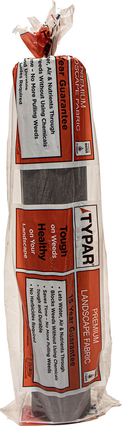 Typar Premium Landscape Fabric, Black, 3x300 ft