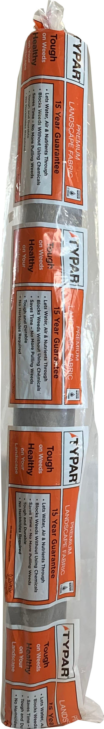 Typar Premium Landscape Fabric, Black, 6.2x300 ft