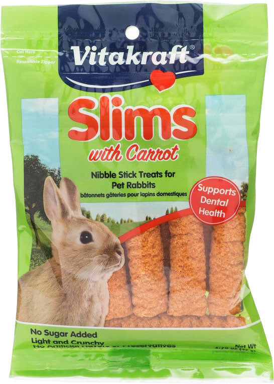 Vitakraft Slims Treats, Carrot, 1.76 oz - Edibles