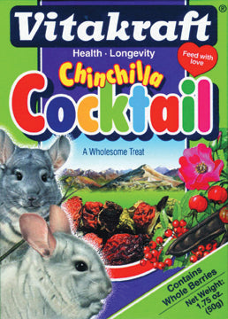 Vitakraft Chinchilla Cocktail Treats, 4 oz - Edibles