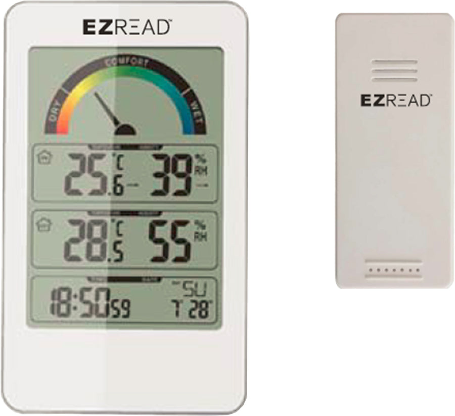 Ezread Digital Wireless Thermometer/Hygrometer - Thermometers Clocks Rain Gauge