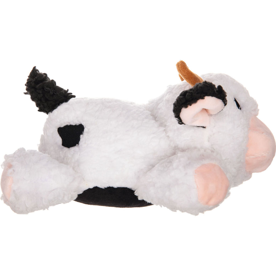 Growl Fuzzaroos Cow, White, 9 in - Plush