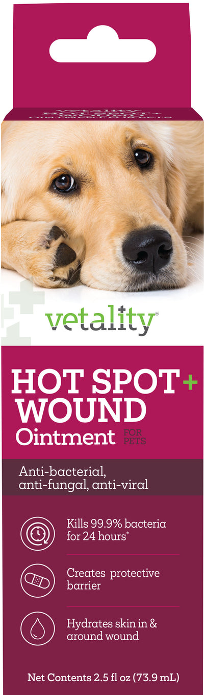 Vetality Hot Spot & Wound Ointment for Pets, 2.5 oz - Wound Care