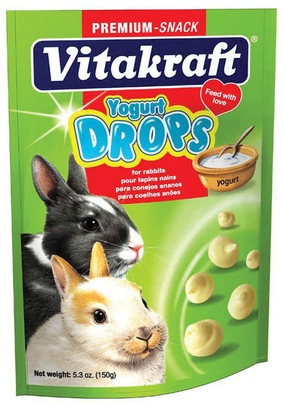 Vitakraft Drops Small Animal Treats, Yogurt, 5.3 oz - Edibles