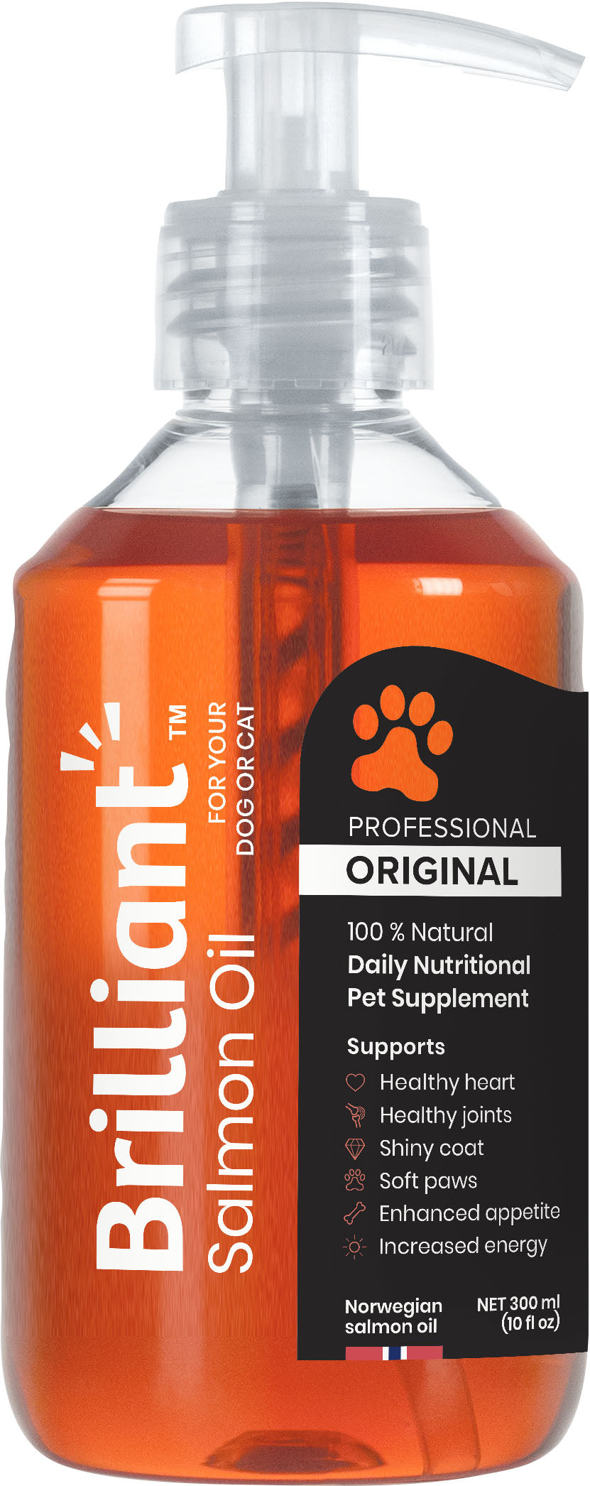 Brilliant Salmon Oil, 10 oz - Supplements