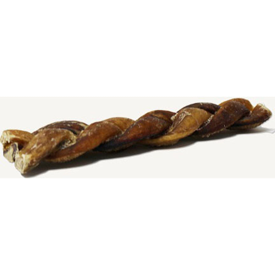 Home Range Water Buffalo Bully Braid, 5-6 in - Rawhide/ Body Parts