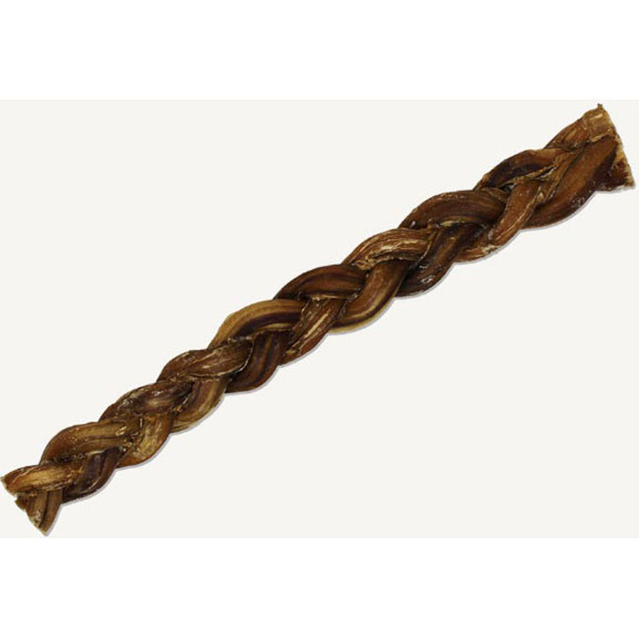 Home Range Water Buffalo Bully Braid, 9-12 in - Rawhide/ Body Parts