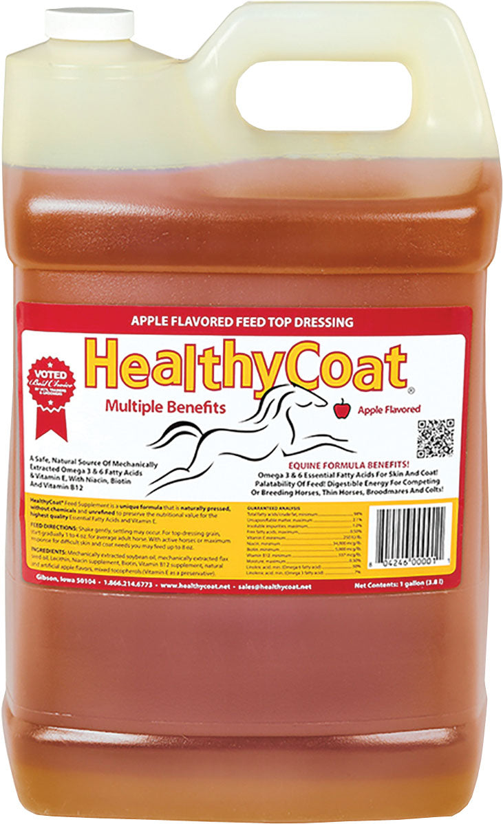 Healthycoat Horse Food Supplement, Apple, 2.5 gal - Multi-Purpose