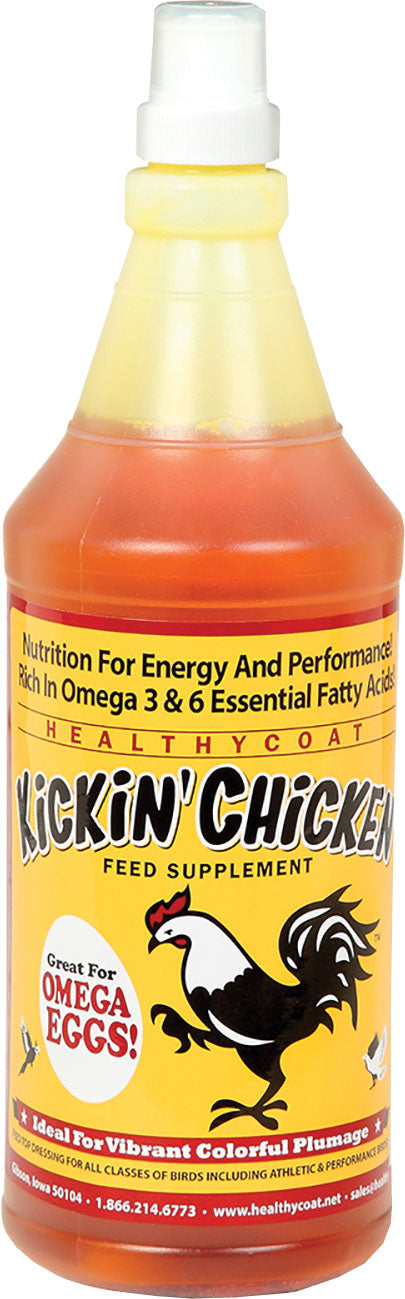 Healthycoat Kickin' Chicken Food Supplement, 1 qt - Liquid Supplements
