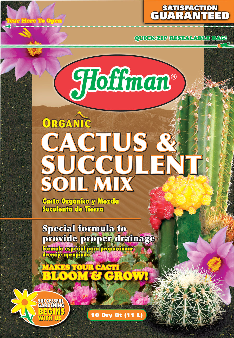 Hoffman Organic Cactus & Succulent Soil Mix, 10 qt - Potting Soils & Mulches