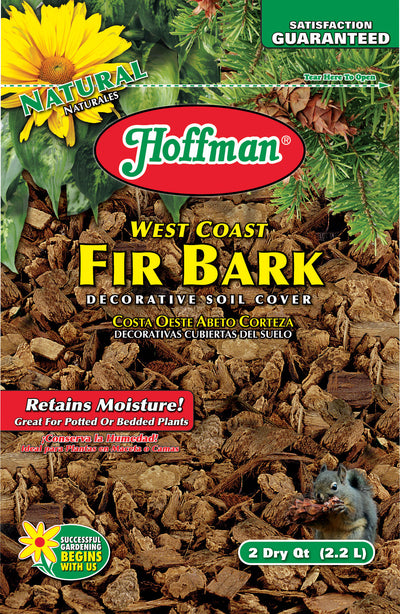 Hoffman West Coast Fir Bark Decorative Soil Cover, 2 qt - Soil Additives