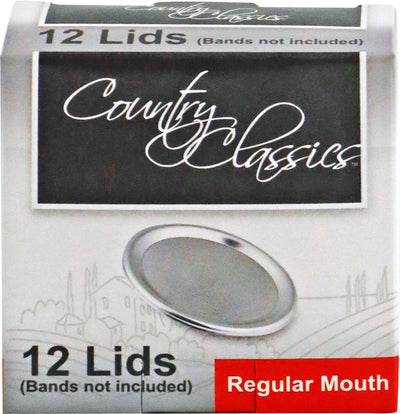 Country Classics Regular Mouth Lids, 12 ct - Canning Jars and Acc.