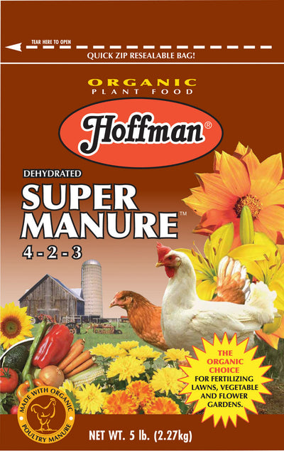 Hoffman Dehydrated Super Manure 4-2-2, 5 lb - Soil Additives