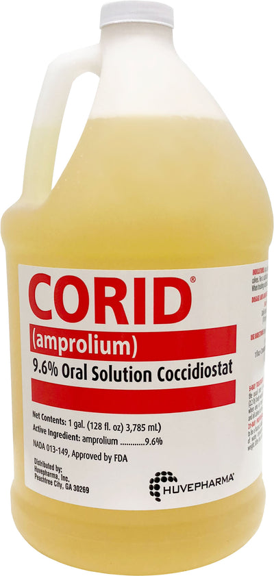 Corid 9.6% Oral Solution Coccidiostat for Calves, 1 gal - Liquid