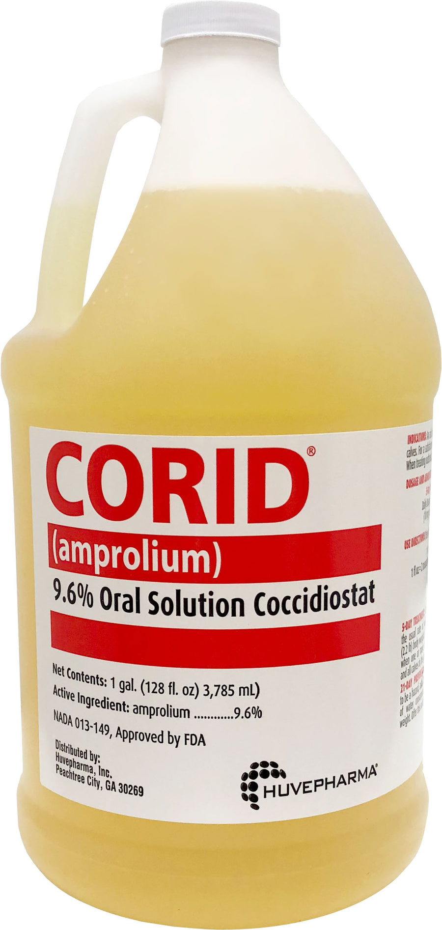 Corid 9.6% Oral Solution Coccidiostat for Calves, 1 gal - Liquid