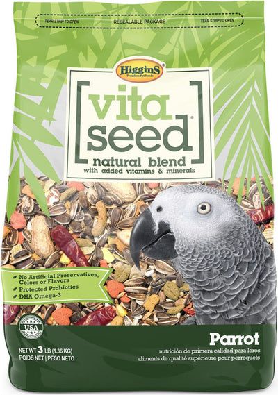 Higgins Vita Seed Natural Blend Parrot, 3 lb