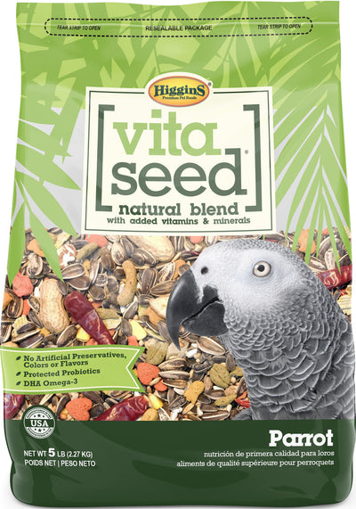 Higgins Vita Seed Natural Blend Parrot, 5 lb
