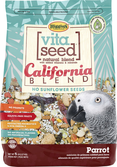 Higgins Vita Seed California Blend Parrot, 5 lb