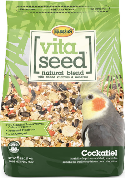 Higgins Vita Seed Natural Blend Cockatiel, 5 lb