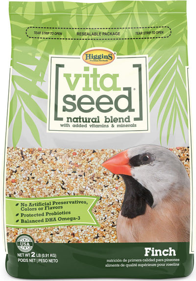 Higgins Vita Seed Natural Blend Finch, 2 lb - Canary & Finch