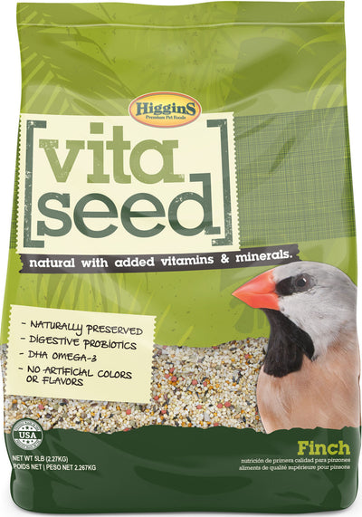 Higgins Vita Seed Natural Blend Finch, 5 lb - Canary & Finch