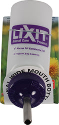 Lixit Wide Mouth Water Bottle, Opaque/Purple, 8 oz - Bottles