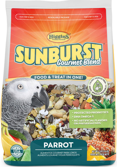 Higgins Sunburst Gourmet Blend Parrot, 3 lb