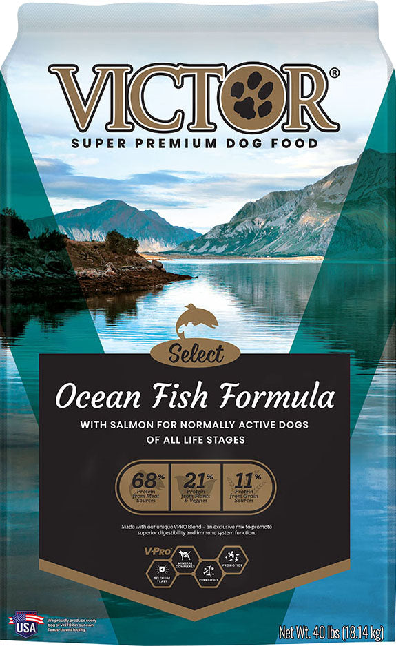 Victor Select Dog Food, Ocean Fish, 40 lb - Dry